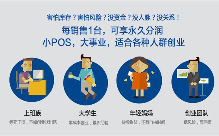 银联pos机销售代理提成多少
